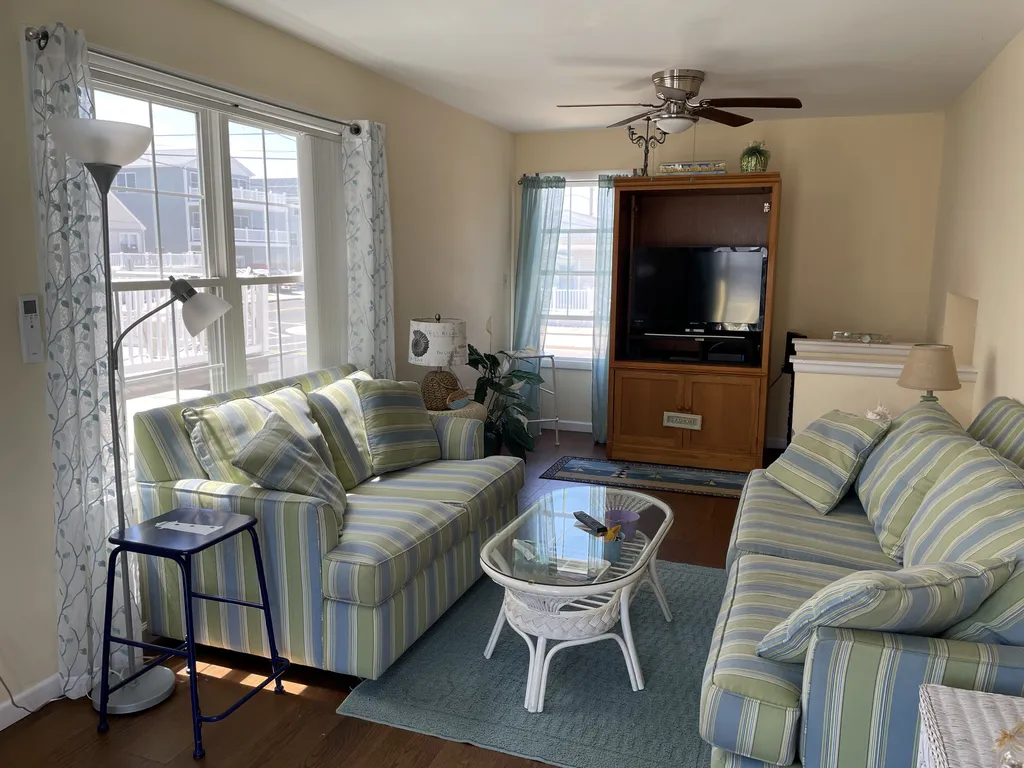 Cozy seating with pull out sofa