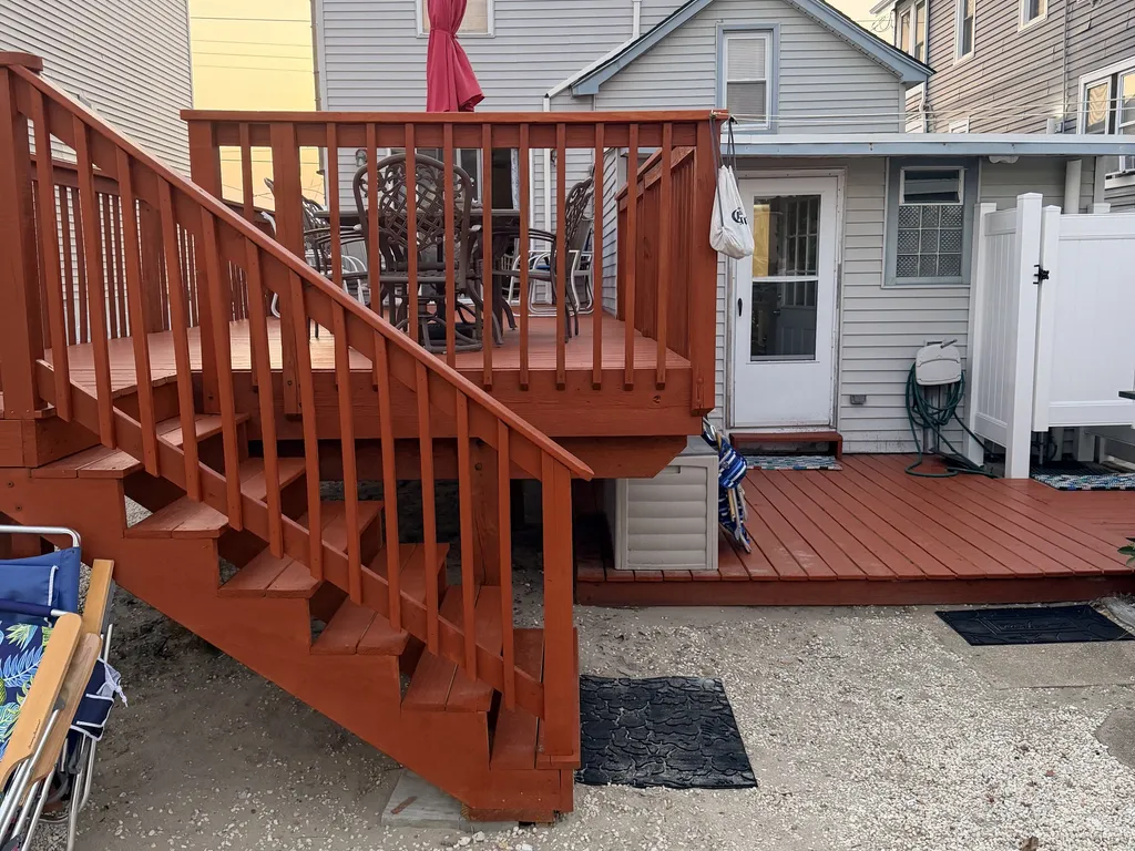 Backyard, deck, patio