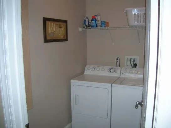In Condo Laundry Room with Built-in Ironing Board