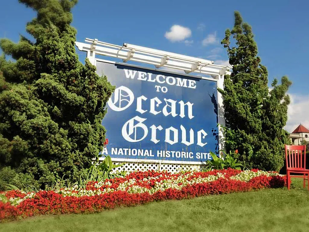 entrance to Ocean Grove - National Historic Site