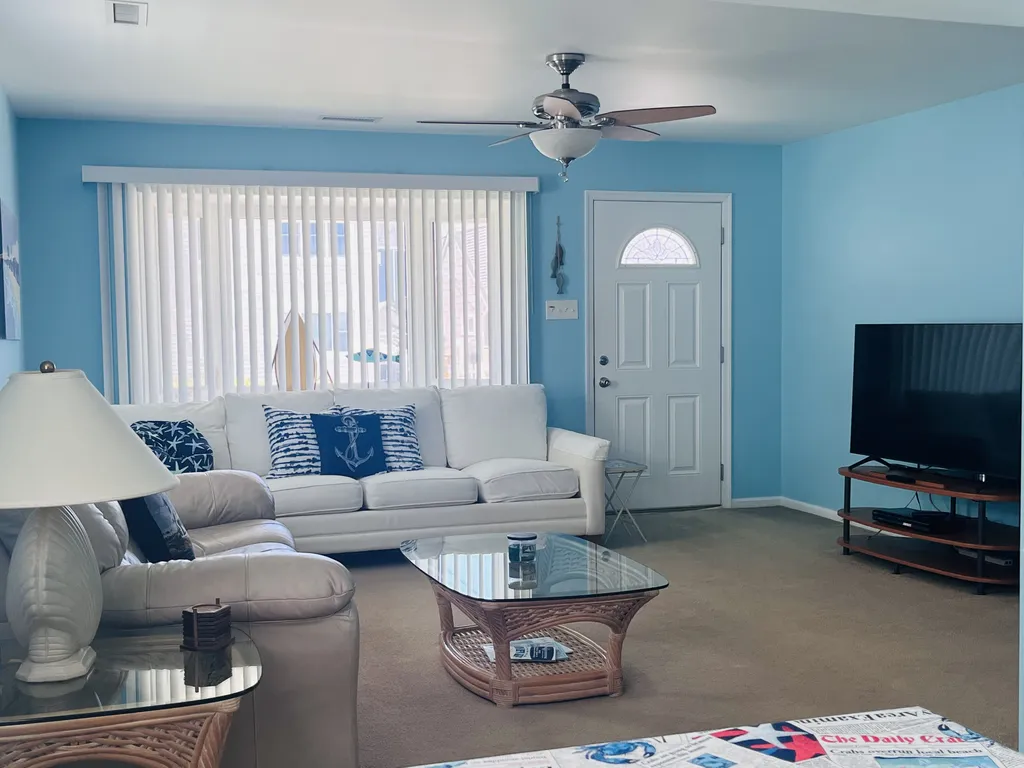 Living room viewed from dining room.