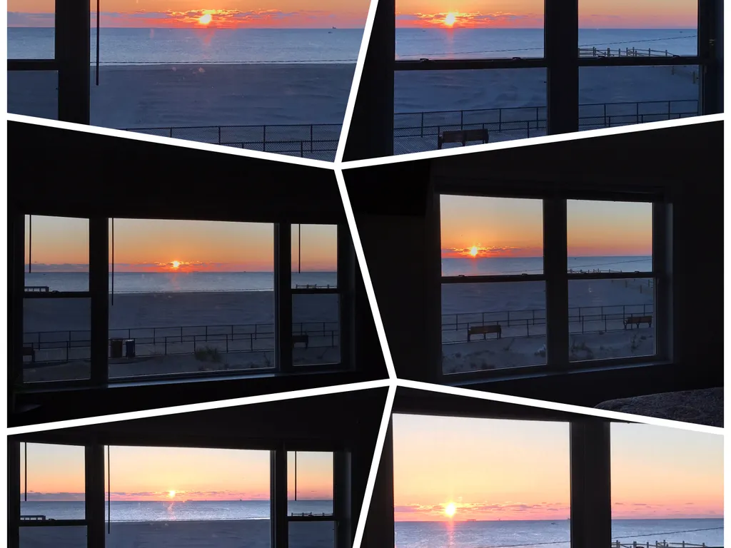 2FL sunrise view from bedroom 1