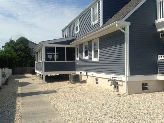 View of Screened  In Porch from Street