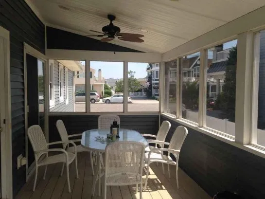 Screened In Porch off Kitchen - side of house