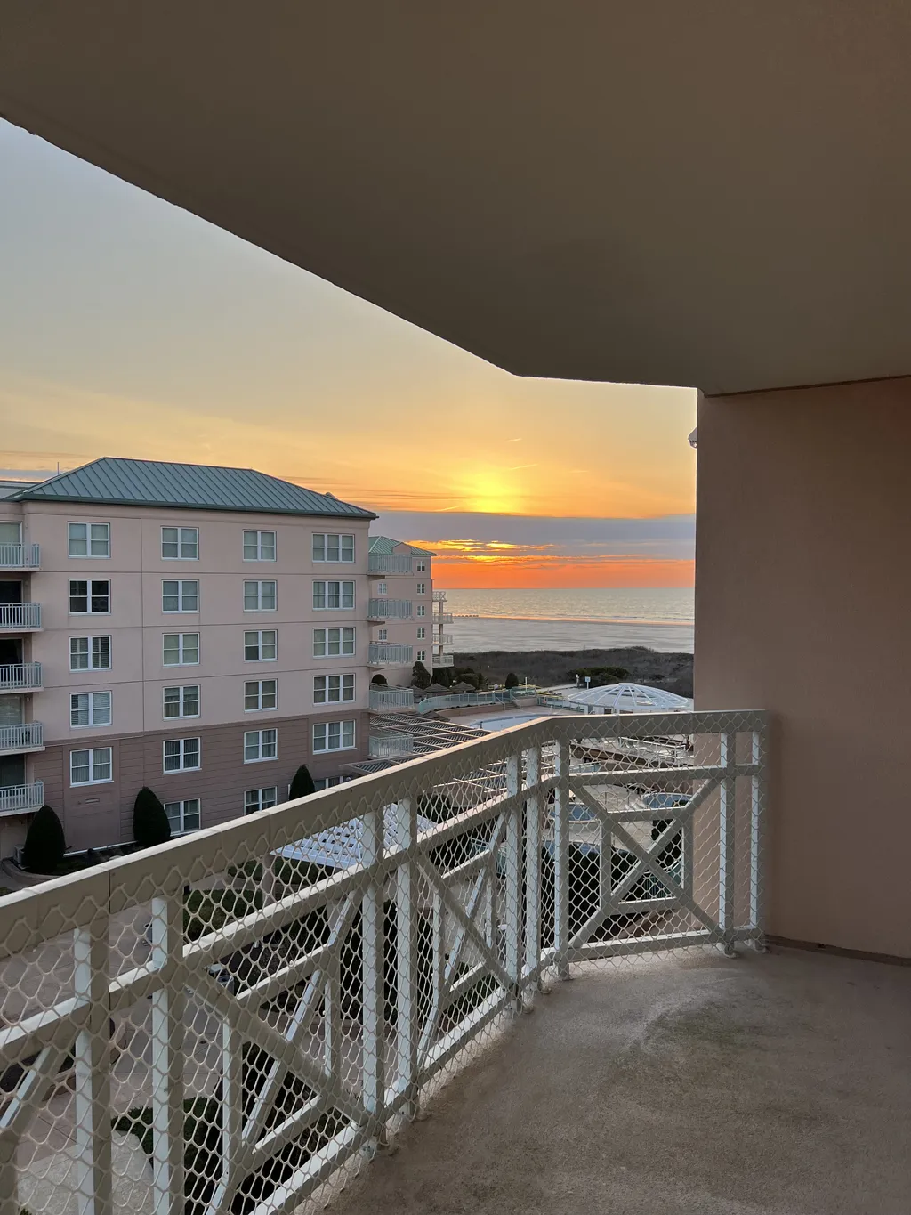 Sunrise View From Balcony 