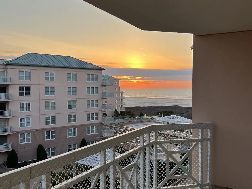 Sunrise View From Balcony 