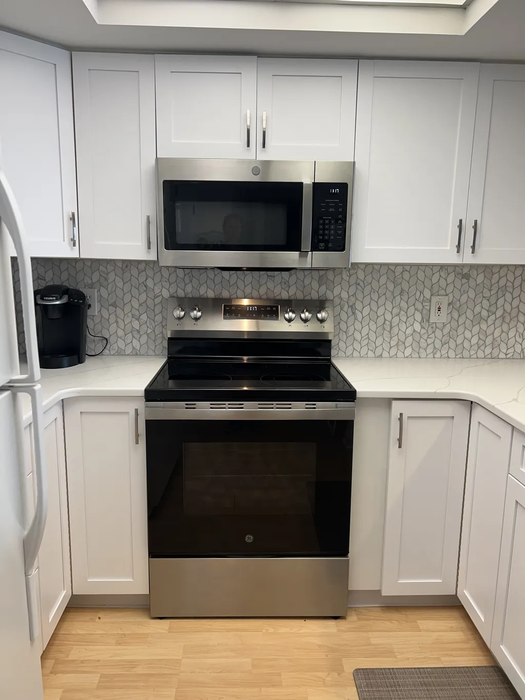 Stainless Steel Oven and Microwave 