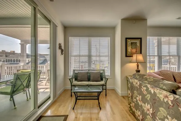 Unit Entrance into Living Room 