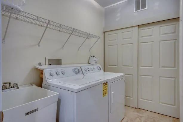 Laundry Room w/ Utility Sink
