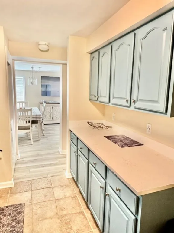 Galley kitchen view 2