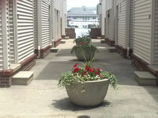 Condo courtyard
