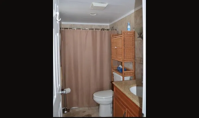 Completely Tiled Bathroom with Radiant Floor Heat