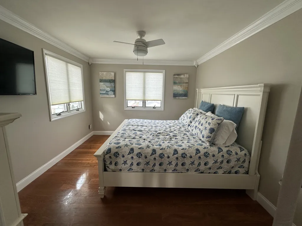 3rd floor king bedroom with 50&amp;quot; smart TV