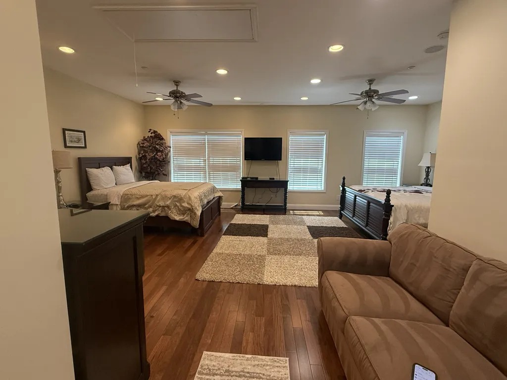 Fourth Floor Master Bedroom with a King and Queen Bed