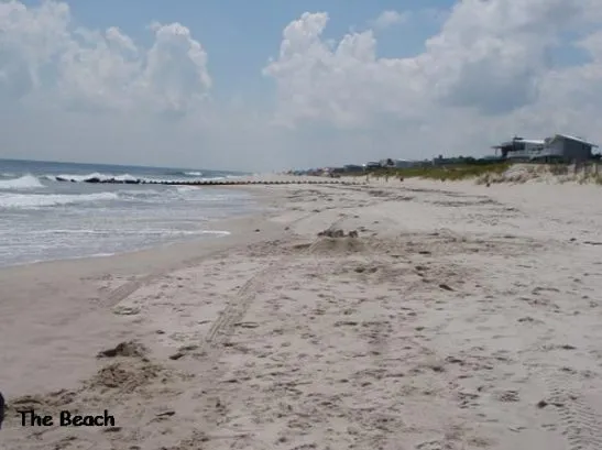 The beach.  Lifeguards are located right at this entrance 