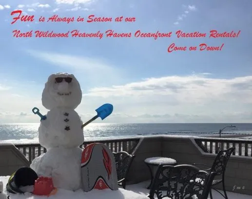 FUN is Always in Season at our North Wildwood Heavenly Havens Oceanfront Vacation Rentals! Come on Down!