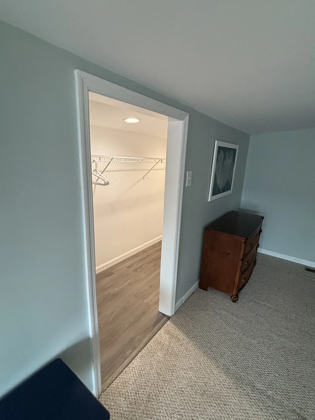 Loft Walk-in Closet Entry