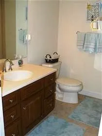 Large Bath With Glass Shower Off Full Bedroom