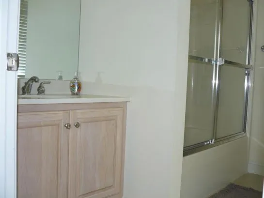 Main Bath Off Hallway To Twin Bedroom 