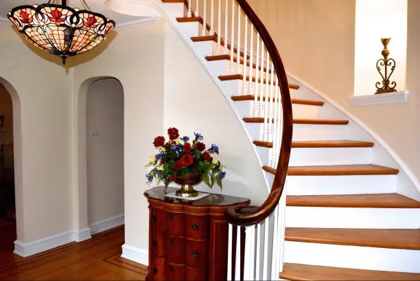 front hall stairway