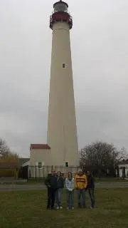 The Cape May lighthouse is less than 5 miles from Hideaway Haven