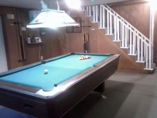 Another view of the pool table.