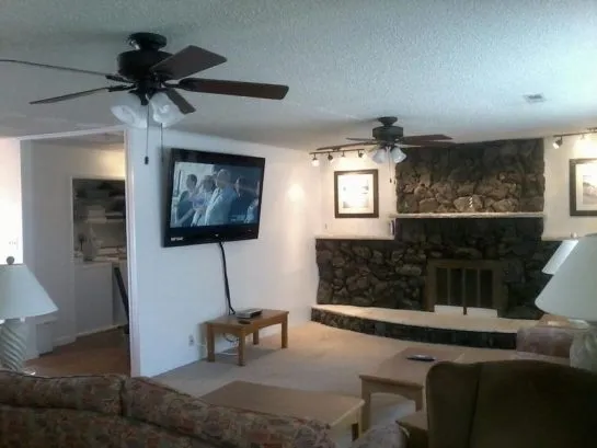 The Livingroom Is Spacious And Has 2 Full-sized Sleeper Sofas.