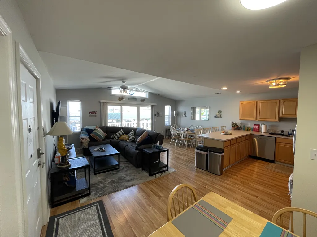 As you enter into condo 