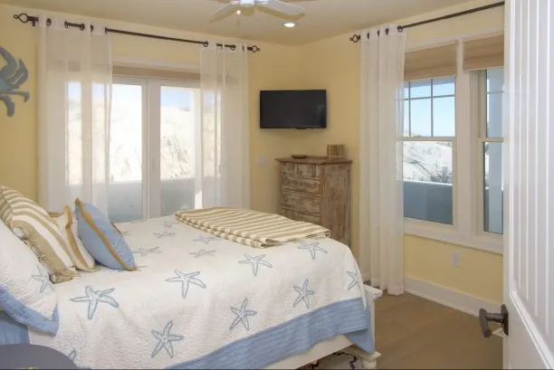 1st floor south Oceanfront guest room....spacious room, opens directly to oceanfront covered porch