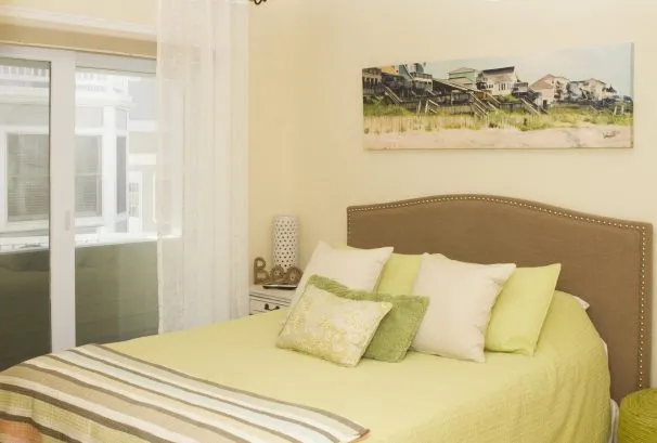 1st floor guest bedroom #3....spacious room, opens directly onto covered oveanfront porch