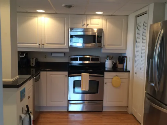 kitchen with new appliances 