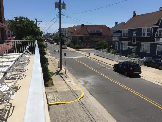 Just one and half short blocks to the boardwalk and ocean.