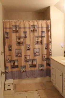 View of full bath in the first floor master suite.