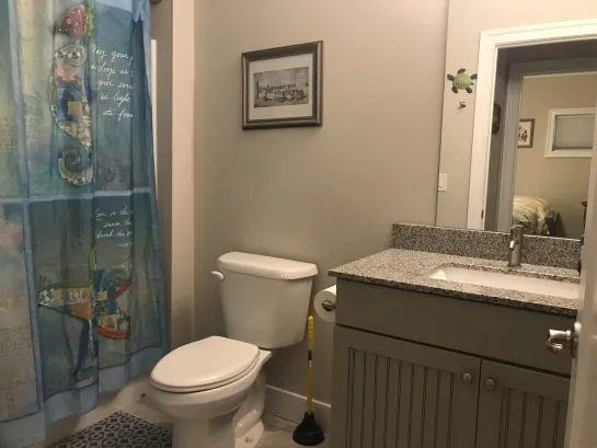 Hall Bathroom with Tub/Shower