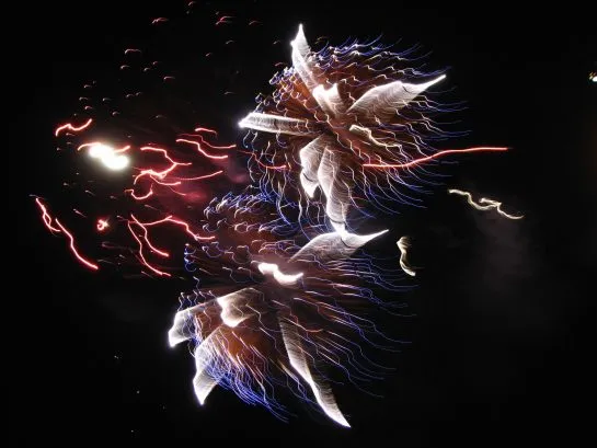 Friday Fireworks from the Balcony