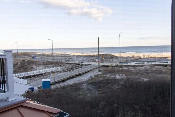View from dining area window