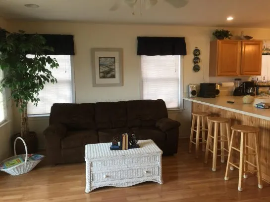 Living Room with an 84&amp;quot; Sofa