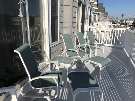 Awning over half the deck
