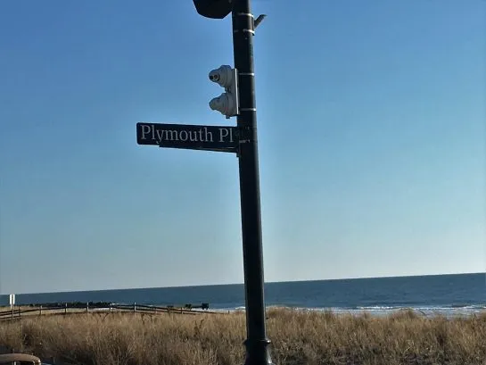 Beach at Plymouth Place