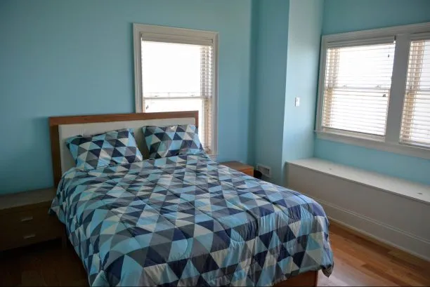 Bedroom with attached full bath