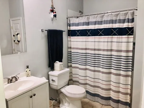 First floor -full bath  (#3)  - huge space w/closet, bench/changing area
