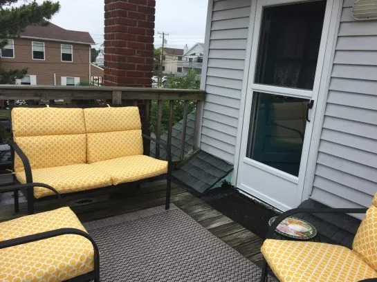 Deck and Entrance to 2nd Floor Apartment (Rear of House)