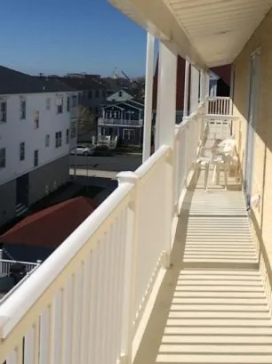 1 of 2 private decks 3rd floor. Enjoy Friday night fireworks from this balcony