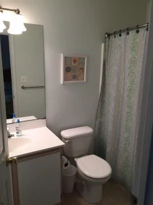 Master bathroom with shower