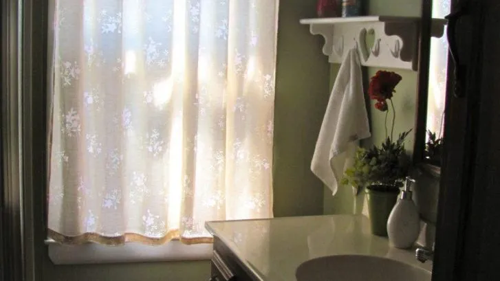 Full bath with shower.  