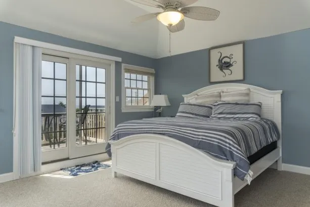 Luxurious Master Suite with private deck