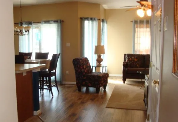 Another view of the living spaces.