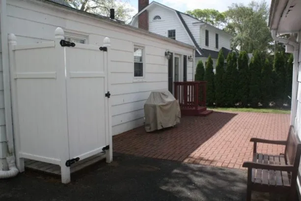 Outside shower