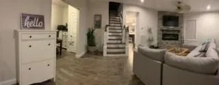 Living room from front door
