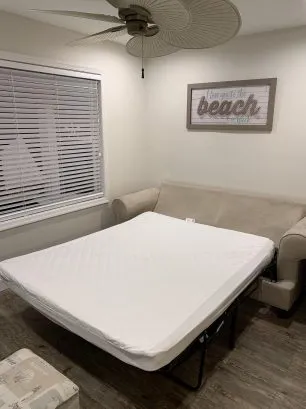 Pull out coach for guests